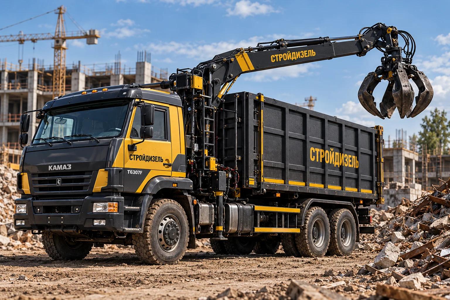 КАМАЗ T6307F — фирменная AI-визуализация