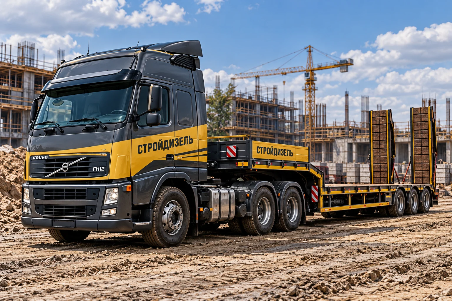 VOLVO FH12 — фирменная AI-визуализация